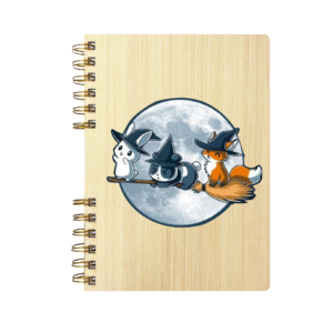 Cuaderno de Madera | Halloween Animals