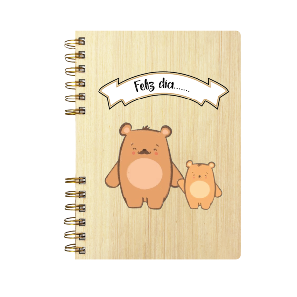 Cuaderno de Madera | Osos Padre