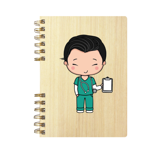 Cuaderno de Madera | Feliz Dia del Enfermero