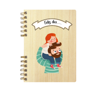 Cuaderno de Madera | Feliz Dia Papá