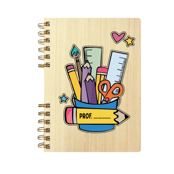 Cuaderno de Madera | Dia del Profesor