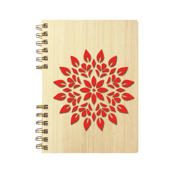 Cuaderno de Madera | Flor