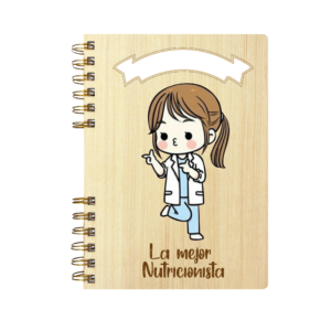 Cuaderno de Madera | Nutricionista