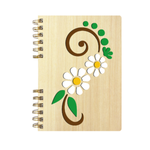 Cuaderno de Madera | MARGARITAS