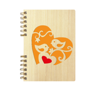 Cuaderno de Madera | AMOR Y PAZ