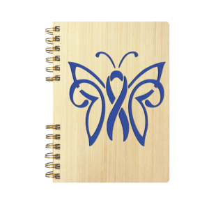 Cuaderno de Madera | MARIPOSA AZUL