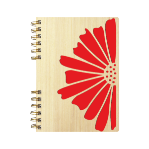 Cuaderno de Madera | FLOR VECTOR