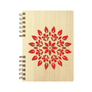 Cuaderno de Madera | HOJAS ROJAS