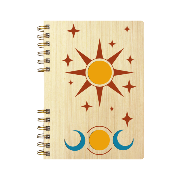 Cuaderno de Madera | SOL Y LUNA