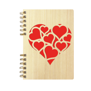 Cuaderno de Madera | CORAZONES