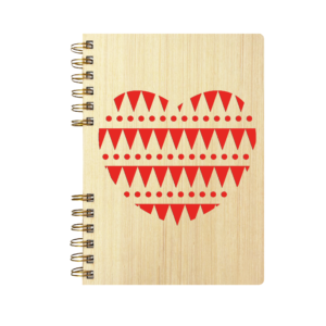 Cuaderno de Madera | CORAZON FORMA