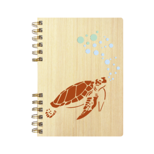 Cuaderno de Madera | TORTUGA MARINA