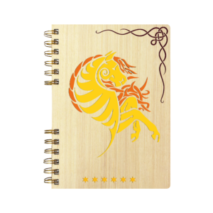 Cuaderno de Madera | CABALLO DORADO
